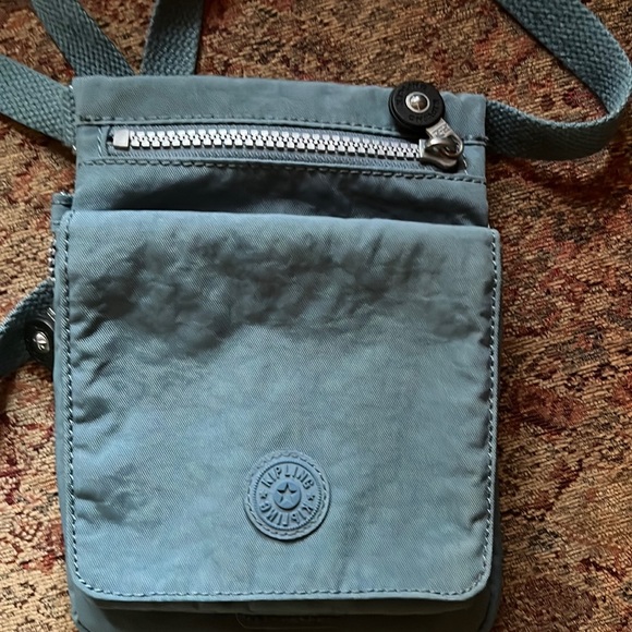 Kipling | Bags | Kipling Small Crossbody Blue Flap Bag Nwot | Poshmark